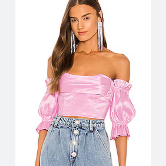 Lovers and friends lilac Tyra corset top - Picture 1 of 4